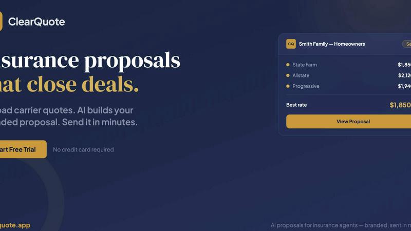 ClearQuote screenshot